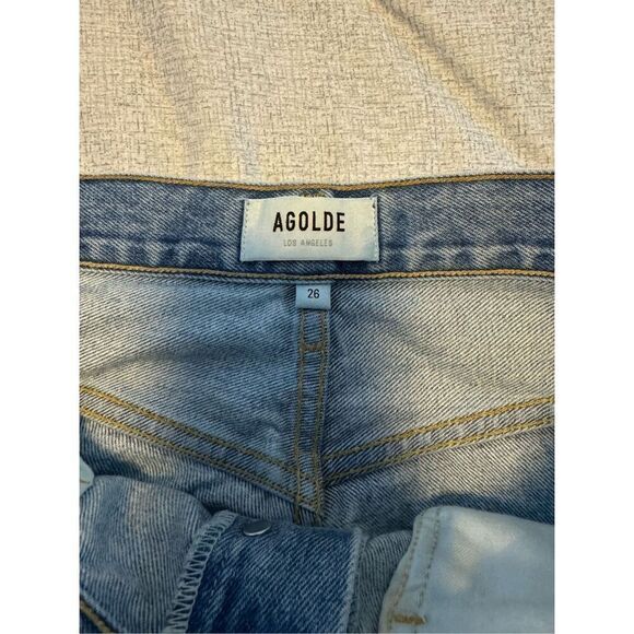 Agolde jeans size 26 90s jeans distressed jeans - EUC - Picture 2 of 11